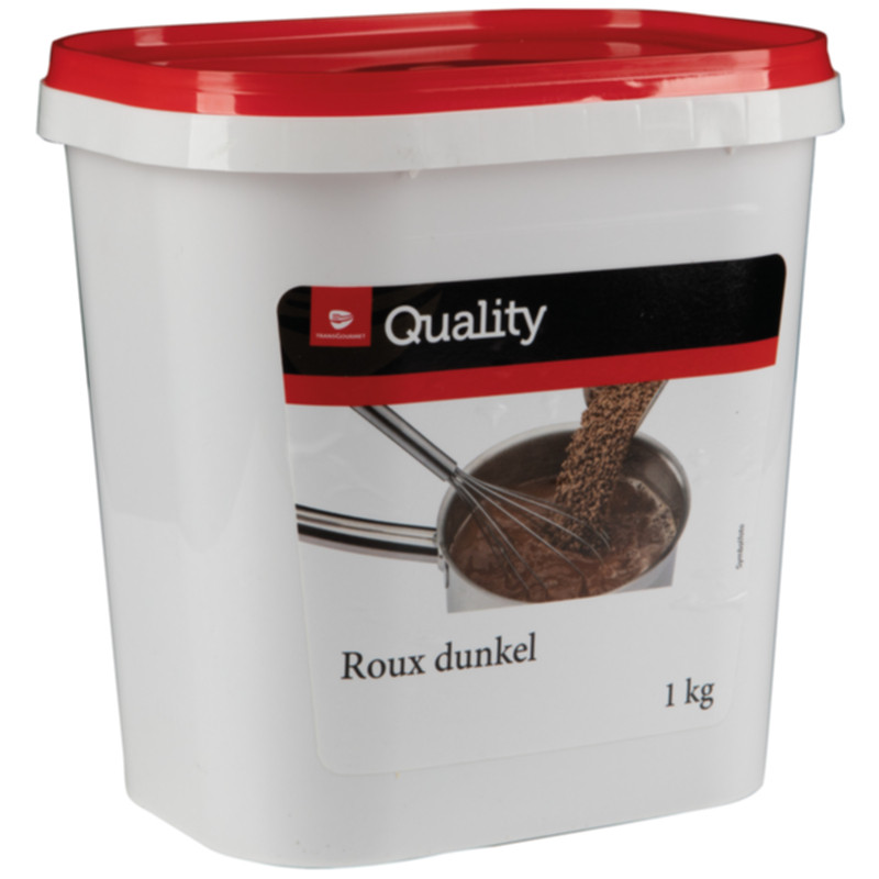 Quality Roux Dunkel 1 kg kräftige Vollfarbe & Aroma für Suppen & Saucen